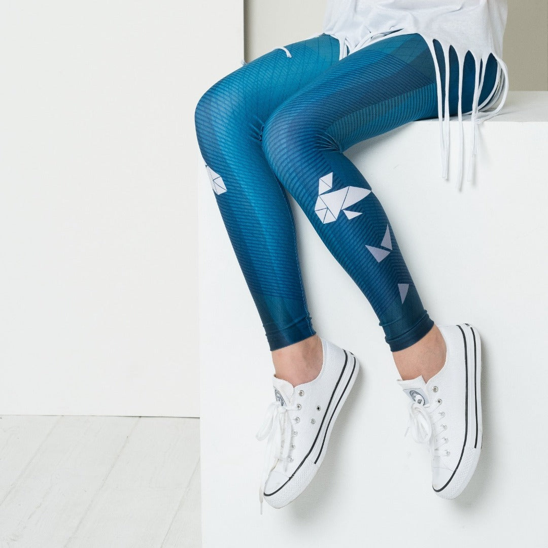 Whale Origami Leggings