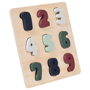 Number Shape Wooden Puzzle