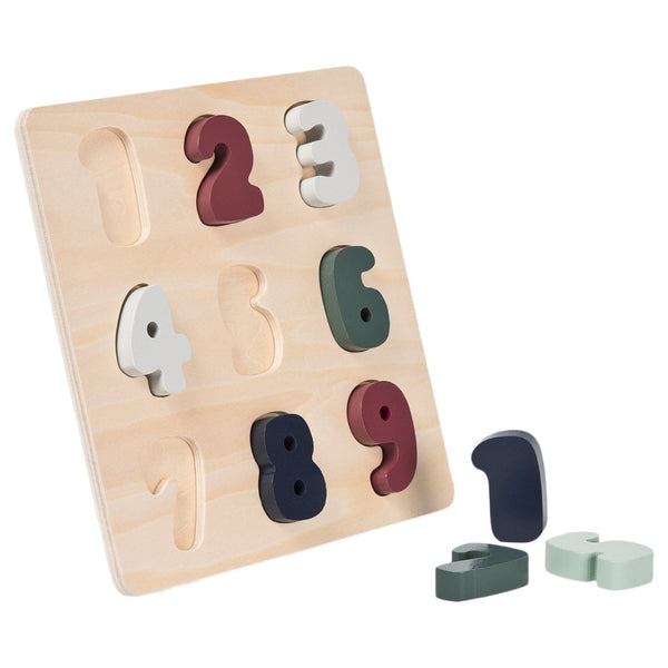 Number Shape Wooden Puzzle