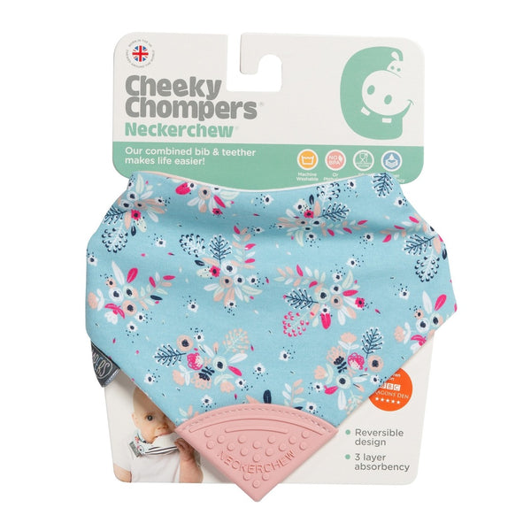 Botanical Bloom Neckerchew - Teething Dribble Bib