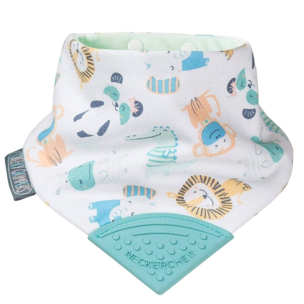 Cheeky Animals Neckerchew - Teething Dribble Bib