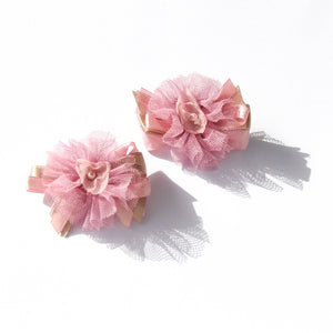 Tulle Flower Hair Clip