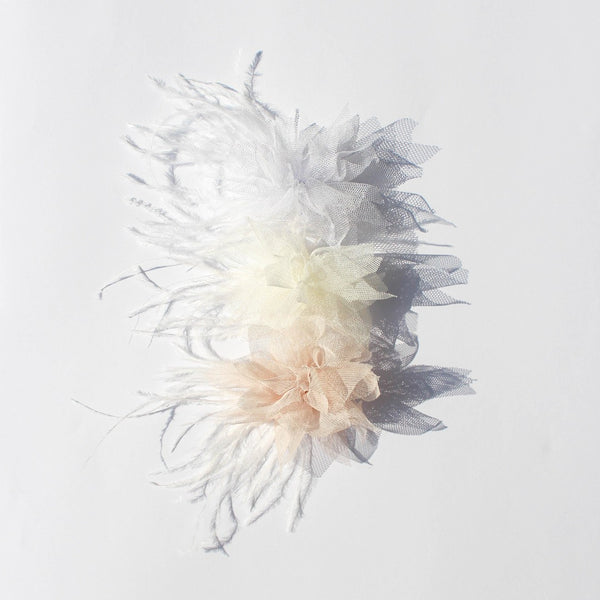 Tulle & Feathers Duo Hair Clip