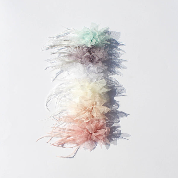 Tulle & Feathers Duo Hair Clip