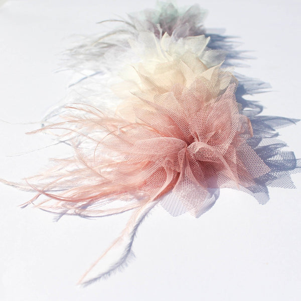 Tulle & Feathers Duo Hair Clip