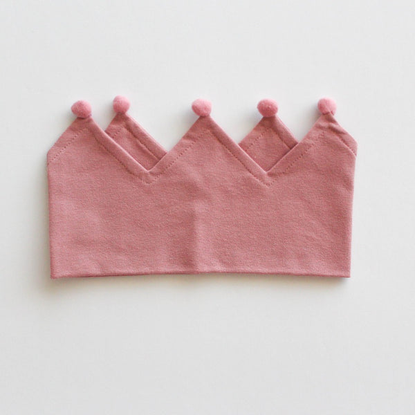 Cotton Crown Headband. Plain