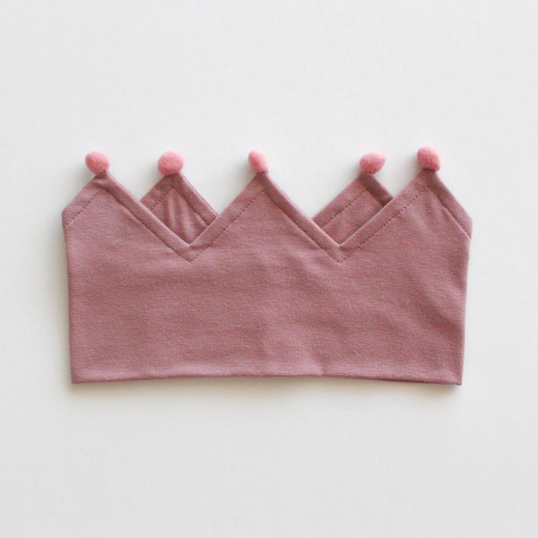 Cotton Crown Headband. Plain