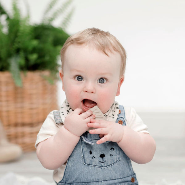 Leopard Spot Neckerchew - Teething Dribble Bib