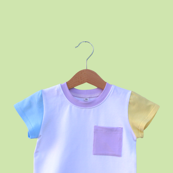 T-shirt & Shorts Set Pastel Lilac