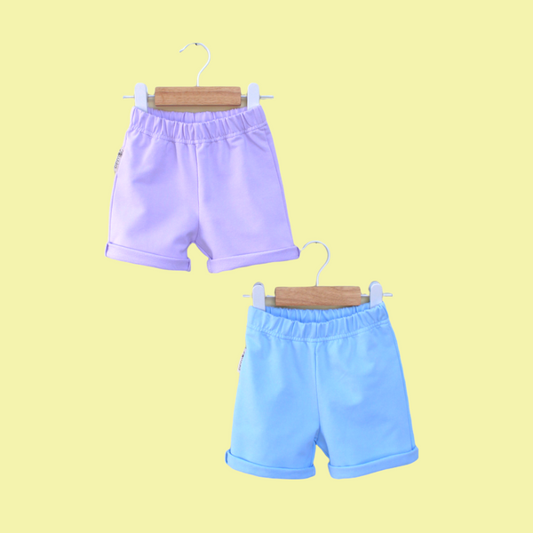 T-shirt & Shorts Set Pastel Blue