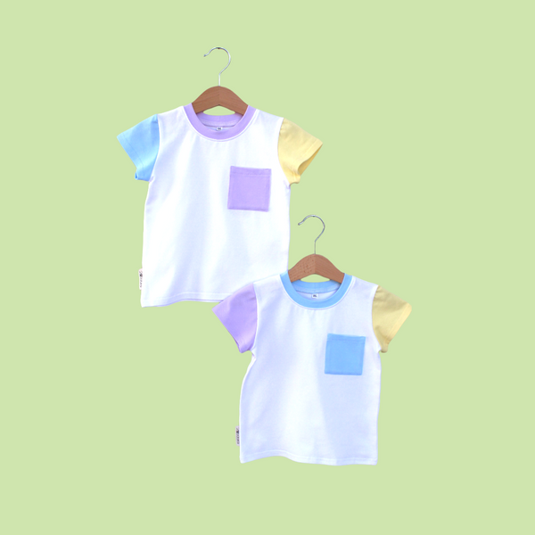 T-shirt & Shorts Set Pastel Blue