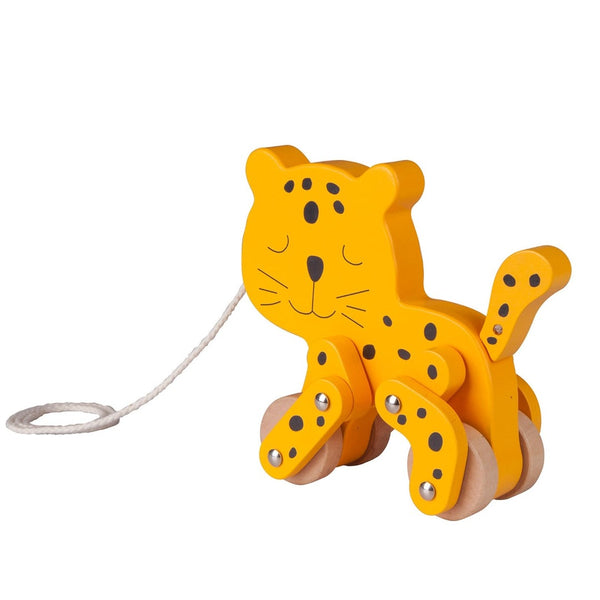 Leopard Pull Along Toy