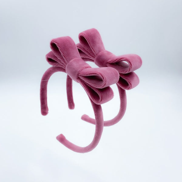 Velvet Headband Classic Bow