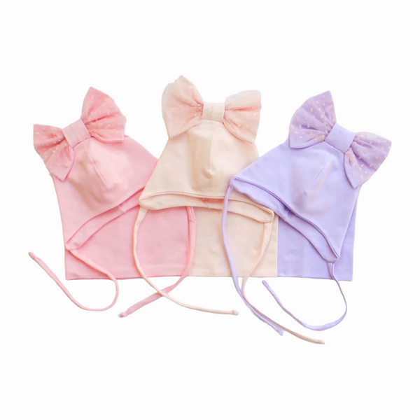 Bow-Wow Beanie & Tube Scarf Set. Up to 2 Years