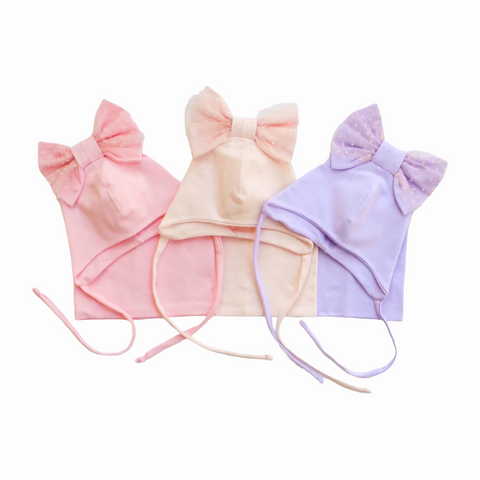 Bow-Wow Beanie & Tube Scarf Set. Up to 2 Years