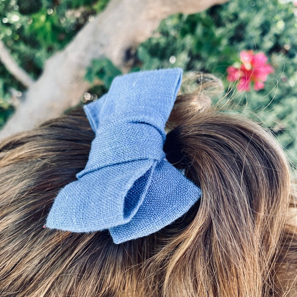 Linen Hair Clip. 3 Colors