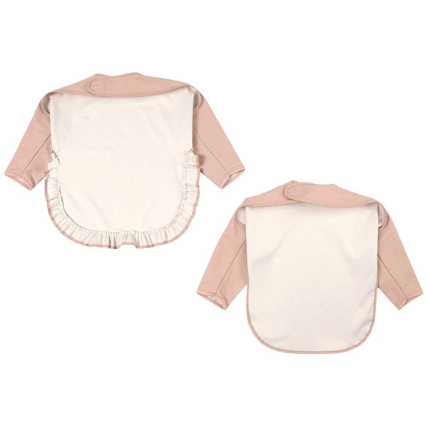 2-Pack Sleeved Bib Pink