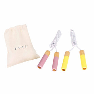 2-Pack Skipping Ropes. Pink & Yellow